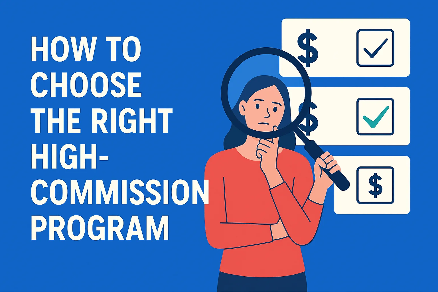 Choose the Right High-Commission Program