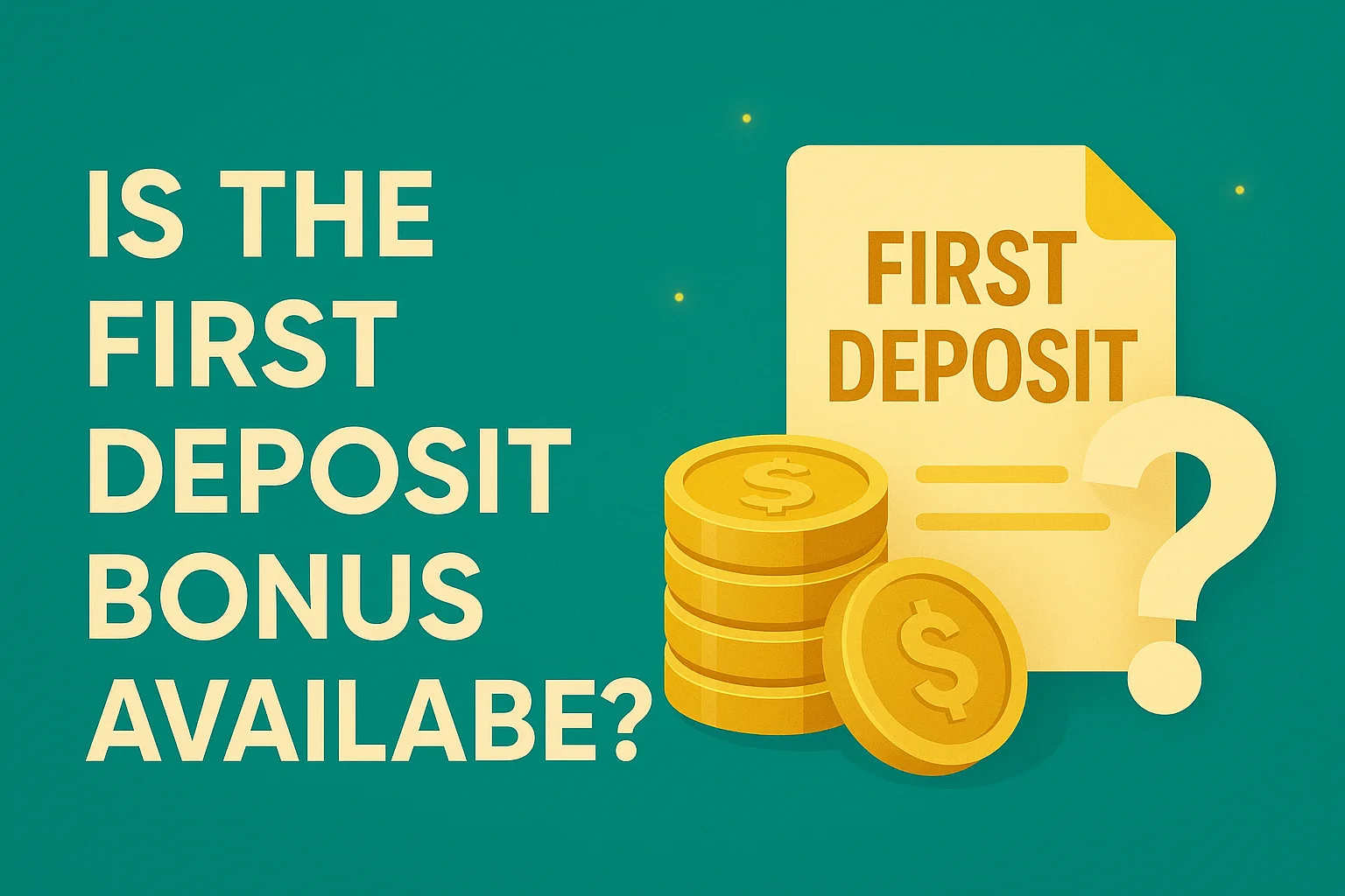 First Deposit